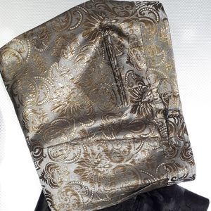 Jacquard Gold Luxury Pants